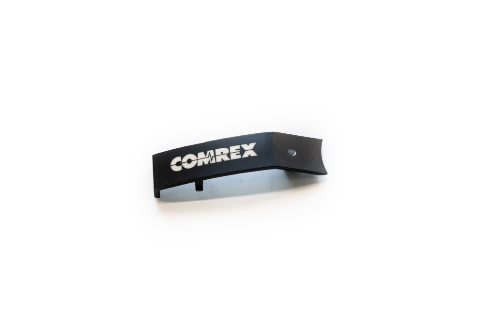  A black painted part with a logo lasered off to be backlit.